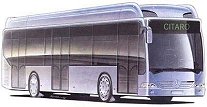 Billede 1 - O 530 Citaro, Projekttegning for Fuel-Cell-Bus.