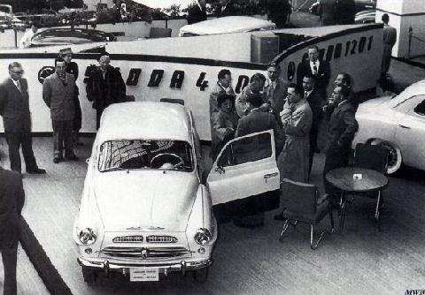Skoda 440 p Parisudstillingen i 1956